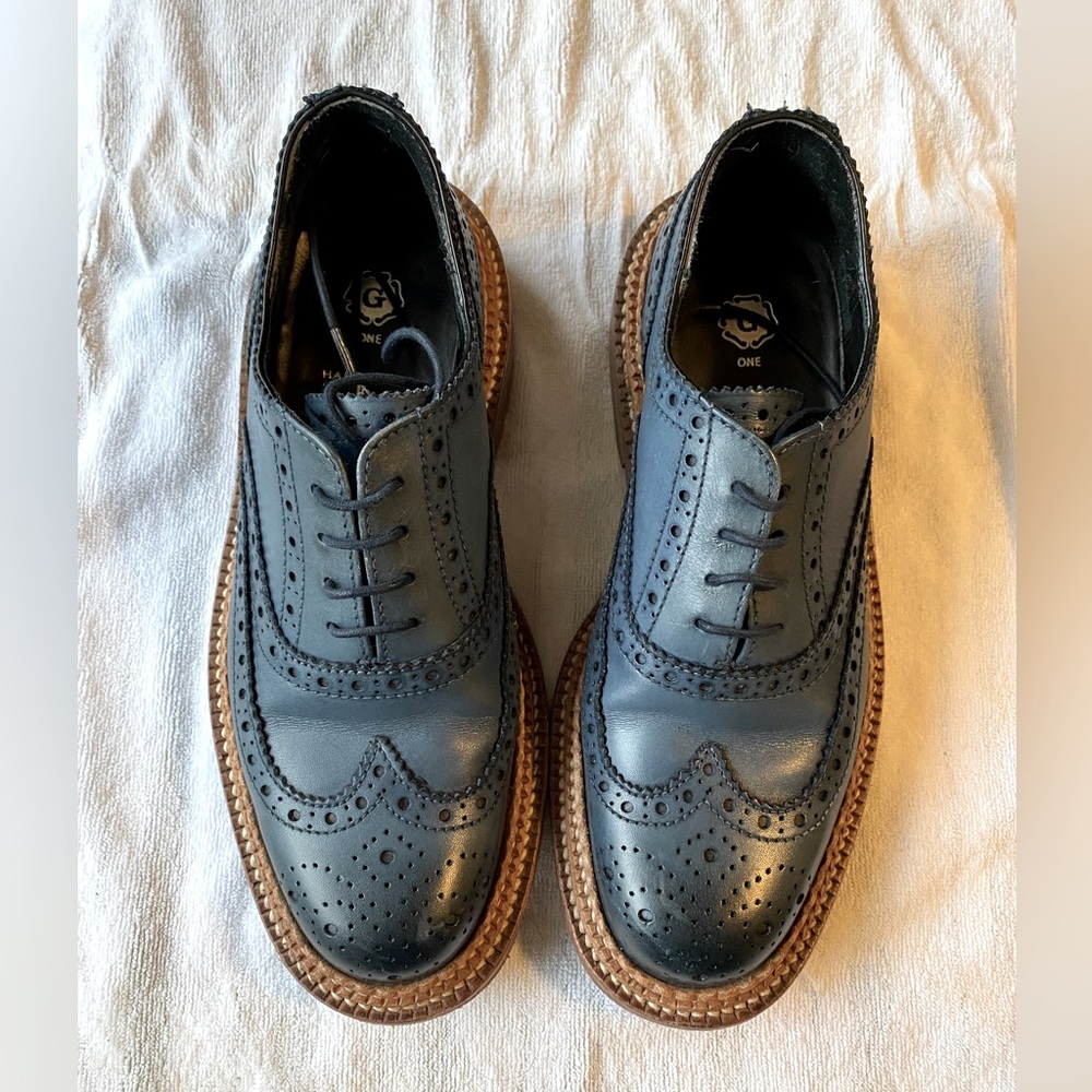 Grenson Rose Oxford 5 UK / 7.5 US in gorgeous blue